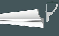 Карниз для подсветки Decor-Dizayn Белая Лепнина DD 508