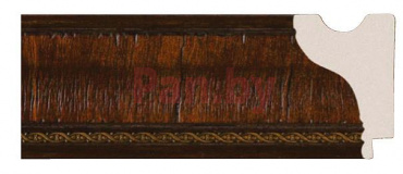 Плинтус потолочный из дюрополимера Decor-Dizayn Султан Багет 175-2 фото № 1