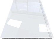 Панель ПВХ (пластиковая) с термопереводной пленкой Stella Premium Белый лак 2,5 м