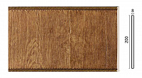 Декоративная панель из полистирола Decor-Dizayn Султан C 20-3 2400х200х8