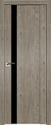 Межкомнатная дверь царговая экошпон ProfilDoors серия XN Модерн 62XN, Каштан темный Черный лак