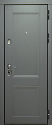 Входная дверь металлическая Сталлер Амелия Эмаль графитовый серый/Эмаль белая