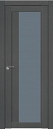 Межкомнатная дверь царговая экошпон ProfilDoors серия XN Модерн 2.72XN, Грувд Мателюкс графит Распродажа