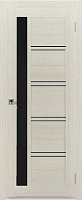 Межкомнатная дверь царговая экошпон Deform Серия D Французский дуб Черный лак