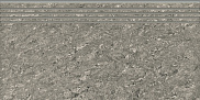 Ступень из керамогранита (грес) Grasaro Crystal Серый G-610/PR 294x600