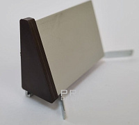 Заглушка для плинтуса ПВХ Pro Design Corner 570 Коньяк (для алюминиевого плинтуса, пара)