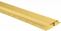 H профиль (соединительная планка) для сайдинга Альта-Профиль Желтый, 3м