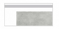 Ступень из керамогранита (грес) Grasaro Cemento Серый G-900/MR 294x600
