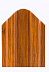 Штакетник металлический МКтрейд 90 мм, под дерево Золотой Дуб (мультиглосс) фото № 1