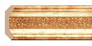 Плинтус потолочный из пенополистирола Декомастер Золотой глянец 167-126 (50*50*2400мм)