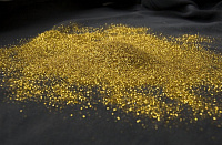 Блестки для жидких обоев Bioplast золото глиттер (точки)