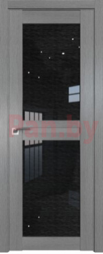Межкомнатная дверь царговая экошпон ProfilDoors серия XN Классика 2.44XN, Грувд Черный дождь Распродажа фото № 1