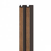 Декоративная реечная панель из полистирола Vox Linerio L-Line Mocca 2650*122*12 мм