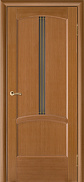 Межкомнатная дверь массив сосны Vilario (Стройдетали) Ветразь ДЧ, Орех (900х2000)