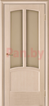 Межкомнатная дверь массив сосны Vilario (Стройдетали) Ветразь ДО, Беленый дуб (900х2000)