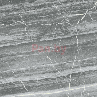 Керамогранит (грес) под мрамор Гранитея Койва G253 Серый 600x600 полированный фото № 5