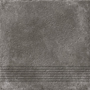Ступень из керамогранита (грес) Cersanit Carpet Темно-коричневый 298х298 