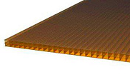 Поликарбонат сотовый Сэлмакс Групп Скарб бронза (коричневый) 16 мм, 2100*6000 мм