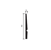 Плинтус напольный из композитного полистирола Европласт New Art Deco 6.53.806