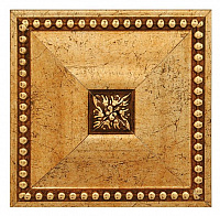 Вставка декоративная из пенополистирола Декомастер Античное золото D209-552 (100*100*22 мм)