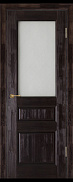 Межкомнатная дверь массив сосны Vilario (Стройдетали) Леонардо ДО, Венге (900х2000)