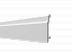 Плинтус напольный из полистирола Decor-Dizayn Белая Лепнина DD 102 фото № 1