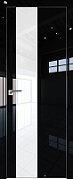 Межкомнатная дверь МДФ ProfilDoors серия LK 5LK, Черный люкс Белый лак (кромка матовая, 4-сторон)