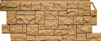 Фасадная панель (цокольный сайдинг) FineBer Камень дикий Песочный