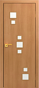 Межкомнатная дверь МДФ ламинированная Юни Стандарт С-17, Миланский орех
