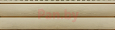 Сайдинг наружный виниловый Ю-пласт Блок-хаус Кофе с молоком фото № 1