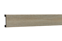 Декоративная интерьерная рейка из дюрополимера Decor-Dizayn 618-65PR с насечкой, 3000*40*15