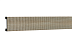Декоративная интерьерная рейка из дюрополимера Decor-Dizayn 618-65PR с насечкой, 3000*40*15 фото № 1