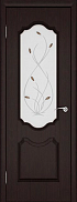 Межкомнатная дверь МДФ ламинированная Verda Орхидея ДО - Венге
