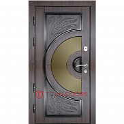 Входная дверь металлическая Titan.Doors Версаль-2, Дуб темный/Слоновая кость
