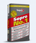 Клеевая смесь для плитки Sopro №1, 25кг, серый