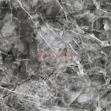 Керамогранит (грес) под мрамор Гранитея Киреты G245 Черный 600x600 полированный фото № 6