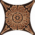 Декор из керамогранита Atem Texas 1M коричневый 100x100, глазурованный фото № 1