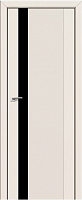 Межкомнатная дверь царговая ProfilDoors серия U Модерн 62U, Магнолия сатинат Черный лак