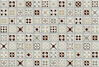 Керамический декор Керамин Калипсо 7 панно 275x400, антибактериальное покрытие