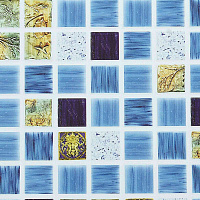 Панель ПВХ (пластиковая) листовая АртДекАрт Мозаика Атлантида 955х480х3.2