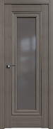 Межкомнатная дверь царговая ProfilDoors серия X Классика 24X, Орех пекан Мателюкс графит (молдинг серебро)