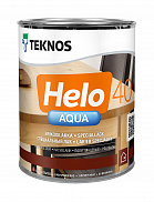 Лак полиуретановый специальный Teknos Helo Aqua 40 бесцветный полуглянцевый 0,9 л