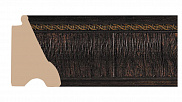 Плинтус напольный из полистирола уплотненного Декомастер Темный шоколад 175-1 (60*42*2900мм)
