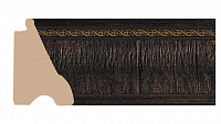 Плинтус напольный из полистирола уплотненного Декомастер Темный шоколад 175-1 (60*42*2900мм)