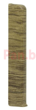 Заглушка для плинтуса ПВХ LinePlast LB015 Овангкол, 100мм (левая) фото № 1