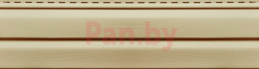 Сайдинг наружный виниловый Ю-пласт Корабельный брус Кофе c молоком фото № 2