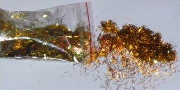 Блестки для жидких обоев Silk Plaster люрекс золото (10 гр) фото № 2