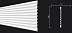 Декоративная панель из дюрополимера Decor-Dizayn Белая Лепнина DD910 2000х240х13 фото № 1