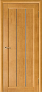 Межкомнатная дверь массив сосны Vilario (Стройдетали) Вега-19 ДЧ, Светлый орех (900х2000) Распродажа
