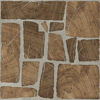Керамогранит (грес) под дерево Cersanit Woodland коричневый 420x420